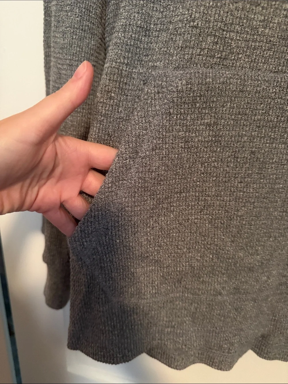 Polo by Ralph Lauren Heather Gray Hooded Knit Pullover